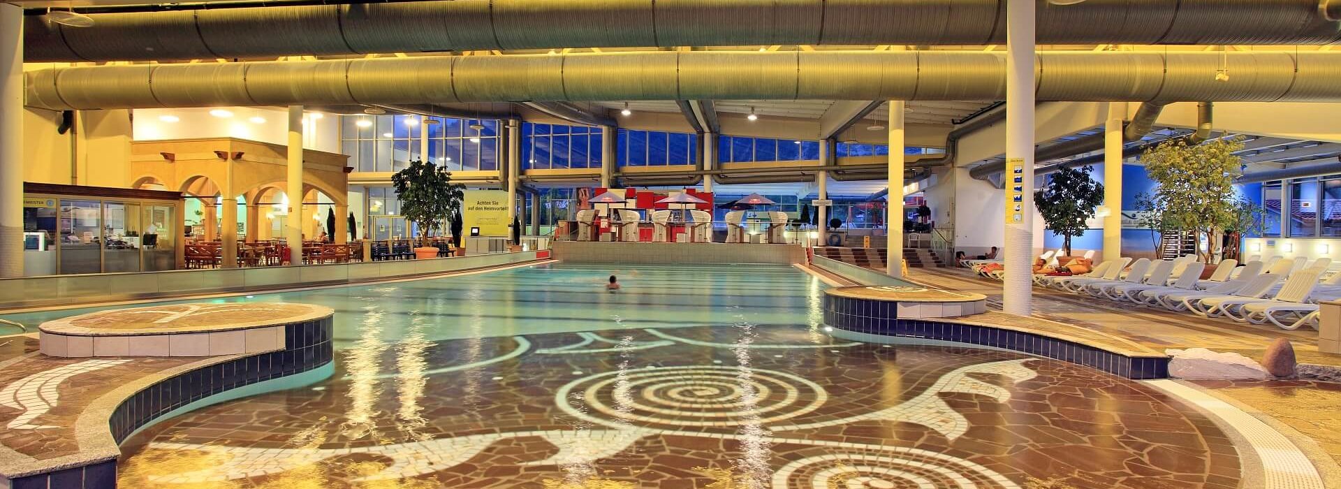 Der Innenbereich der Wörgler Wasserwelten